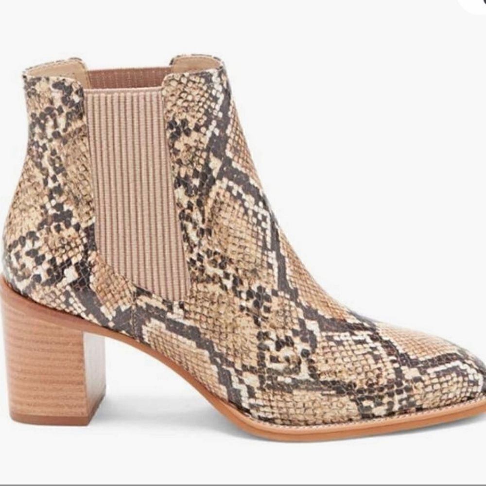 Vince Camuto Jentilliy Snake Print Booties